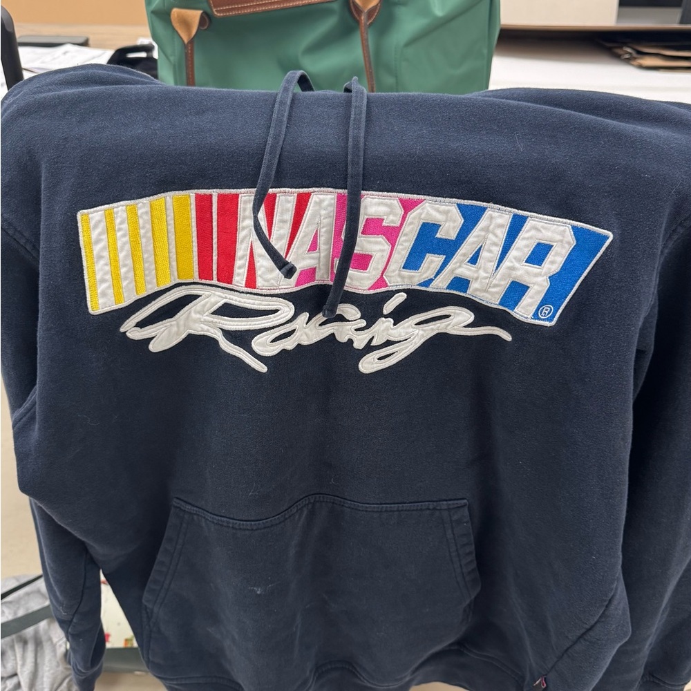 Nascar Black Sweater with Racing Logo